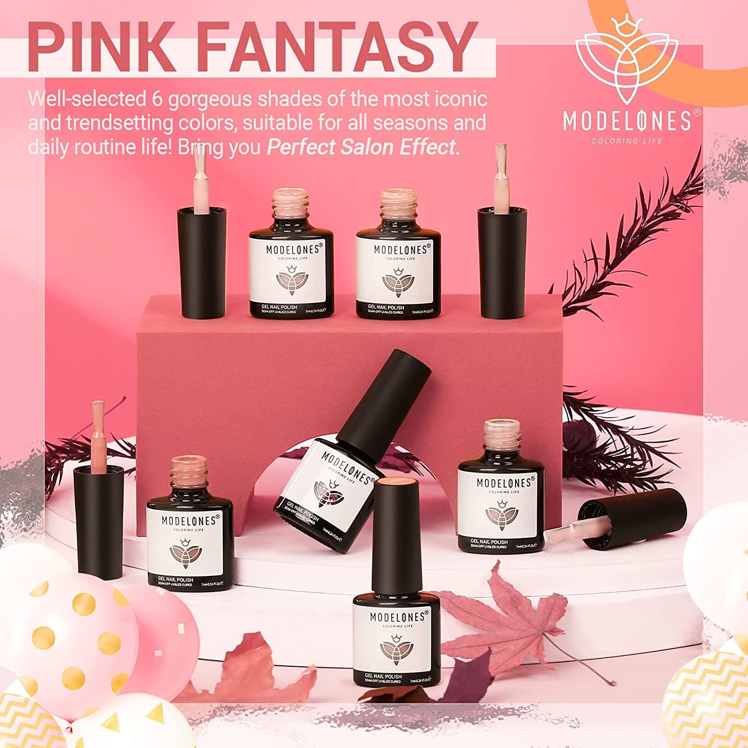 Limited Edition Pink Fantasy - 6Pcs Inspire Gel Set 7ml【US ONLY ...
