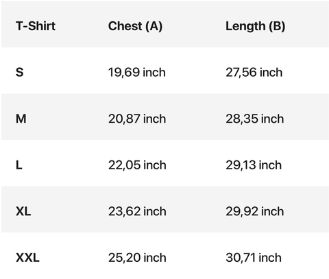 size-chart-t-shirt-t1tan