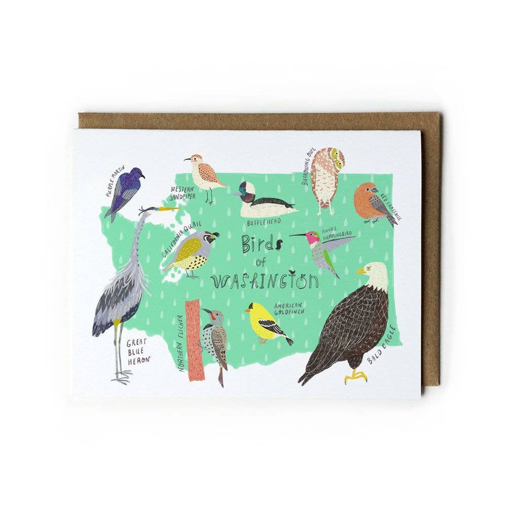  Birds of Washington Card 