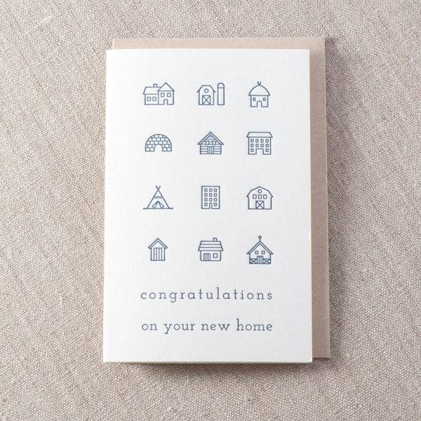  Congrats New Home Greeting Card 