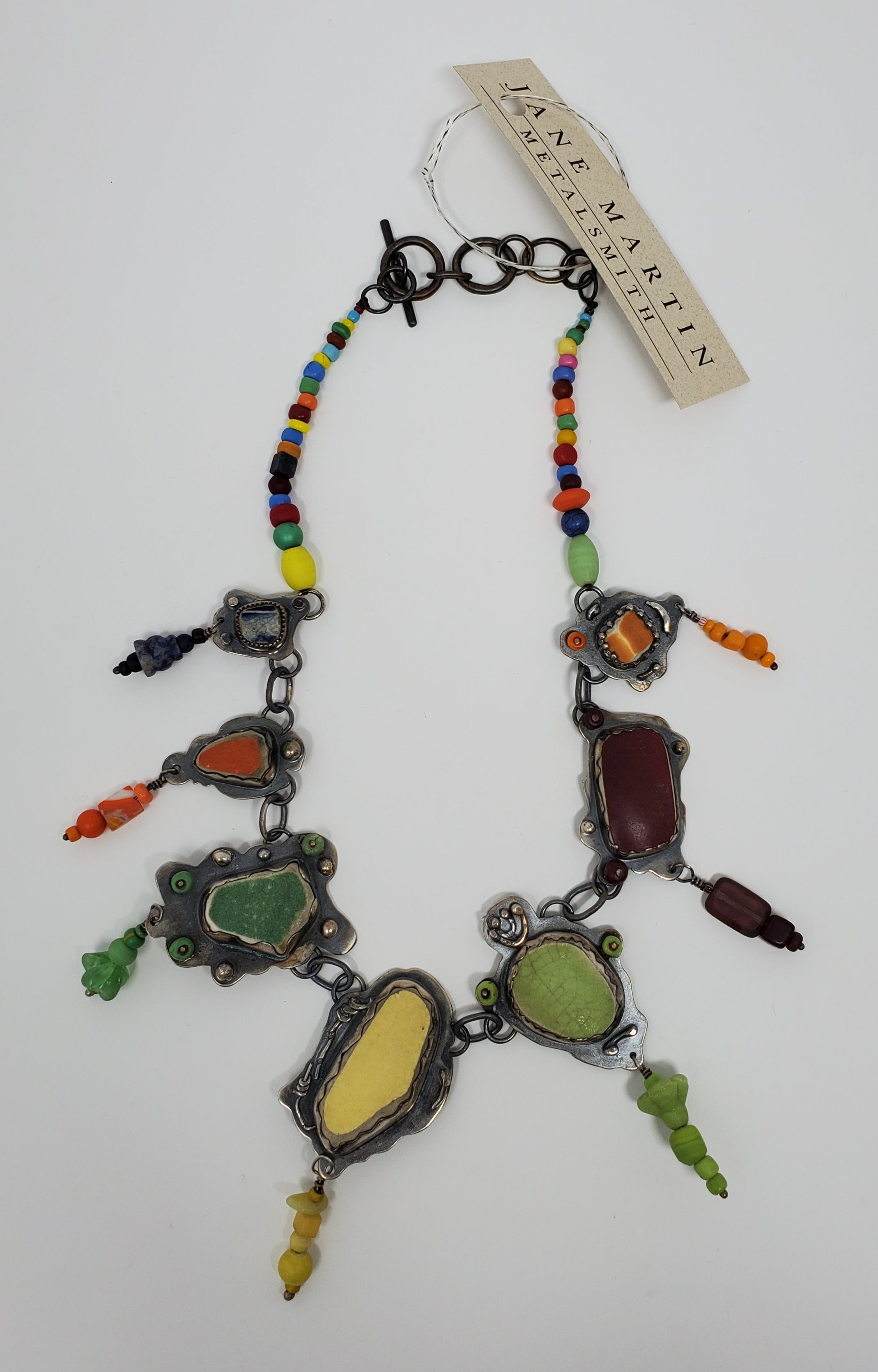  Color Wheel 2 Necklace (NR-102) by Jane Martin 