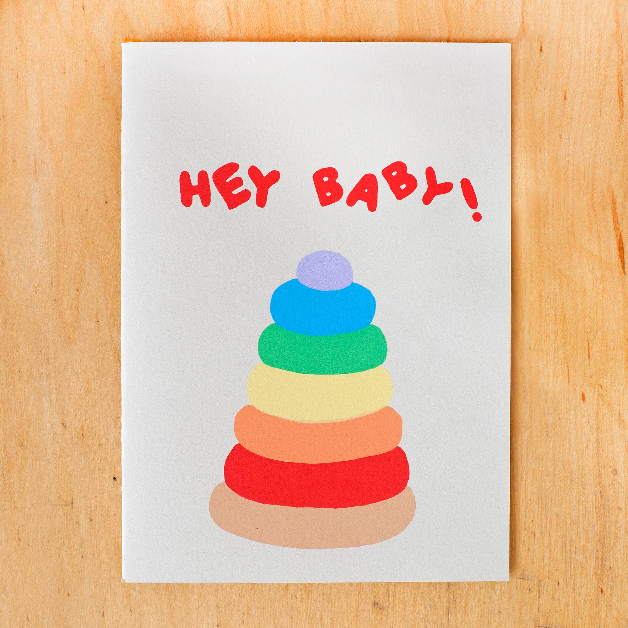  Hey Baby Greeting Card 