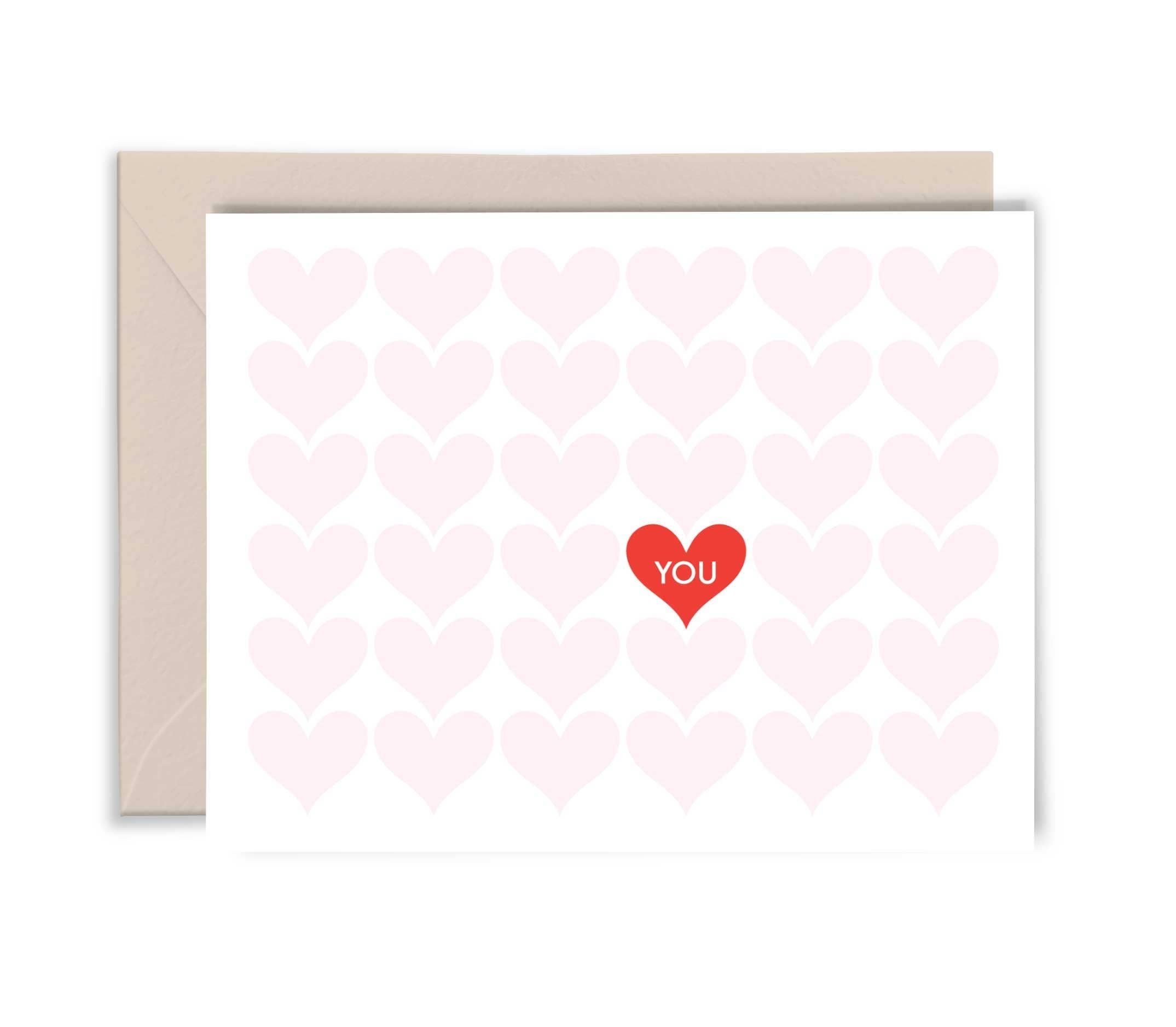  Heart Pattern Card 