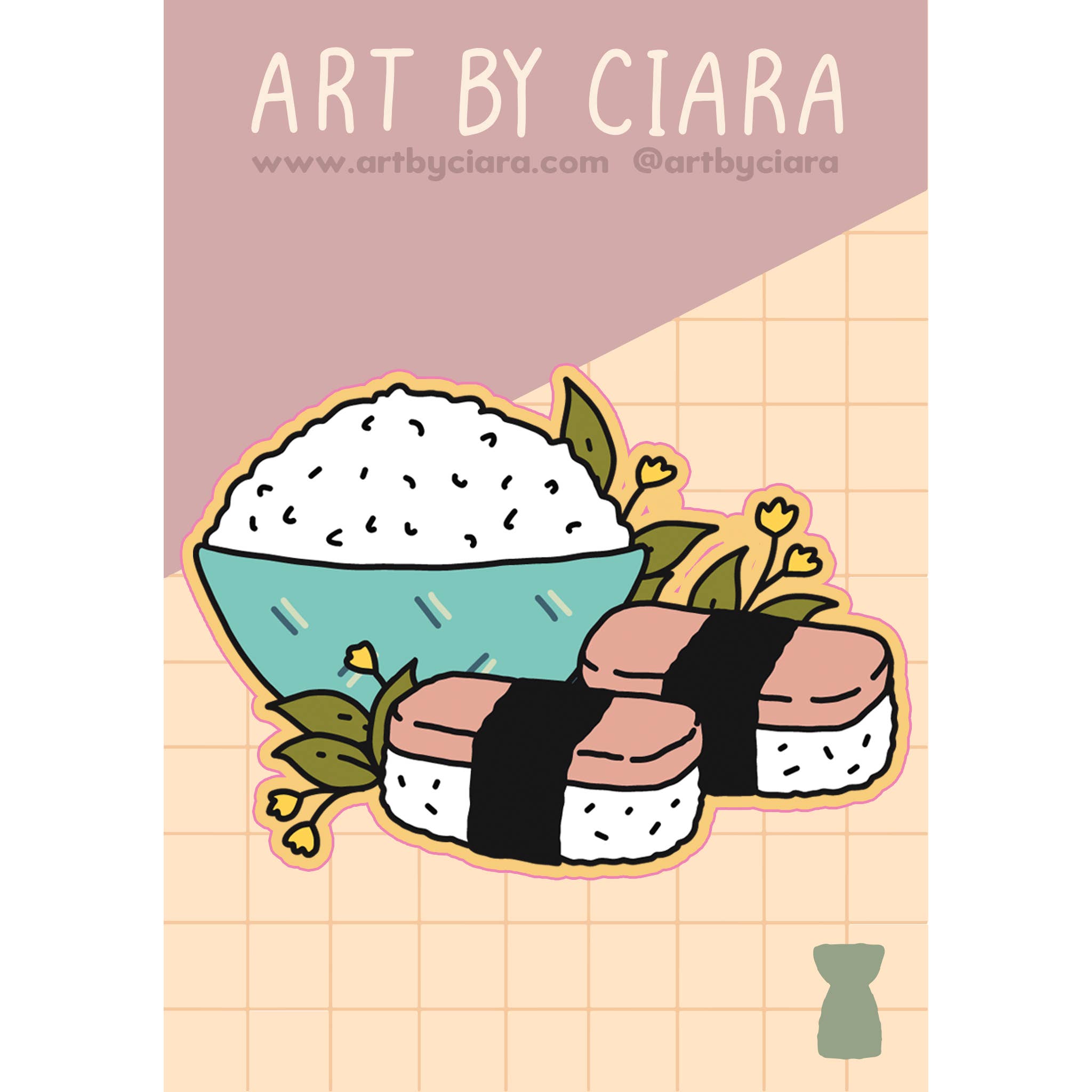  Spam Musubi Sticker 