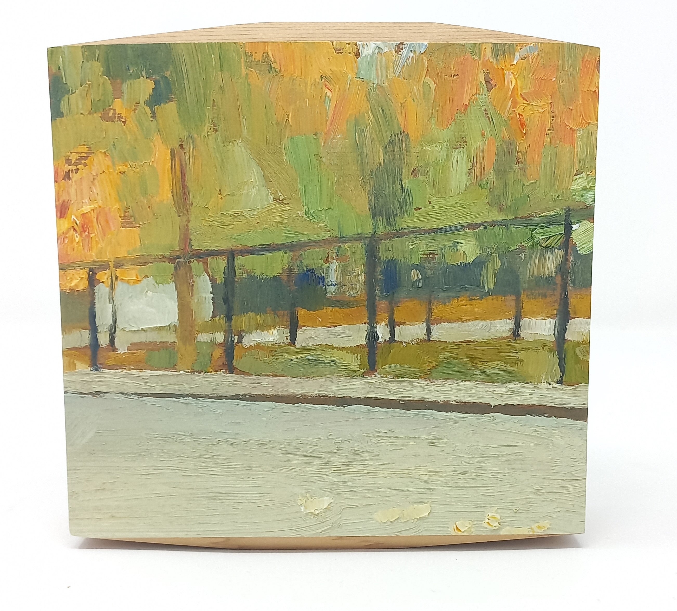  6 x 6 Landscape Painting by Rob Vetter 