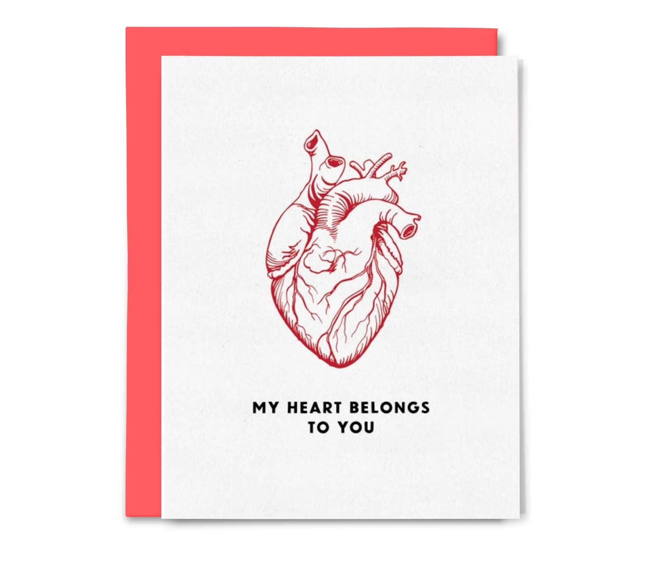  Anatomical Heart Card 