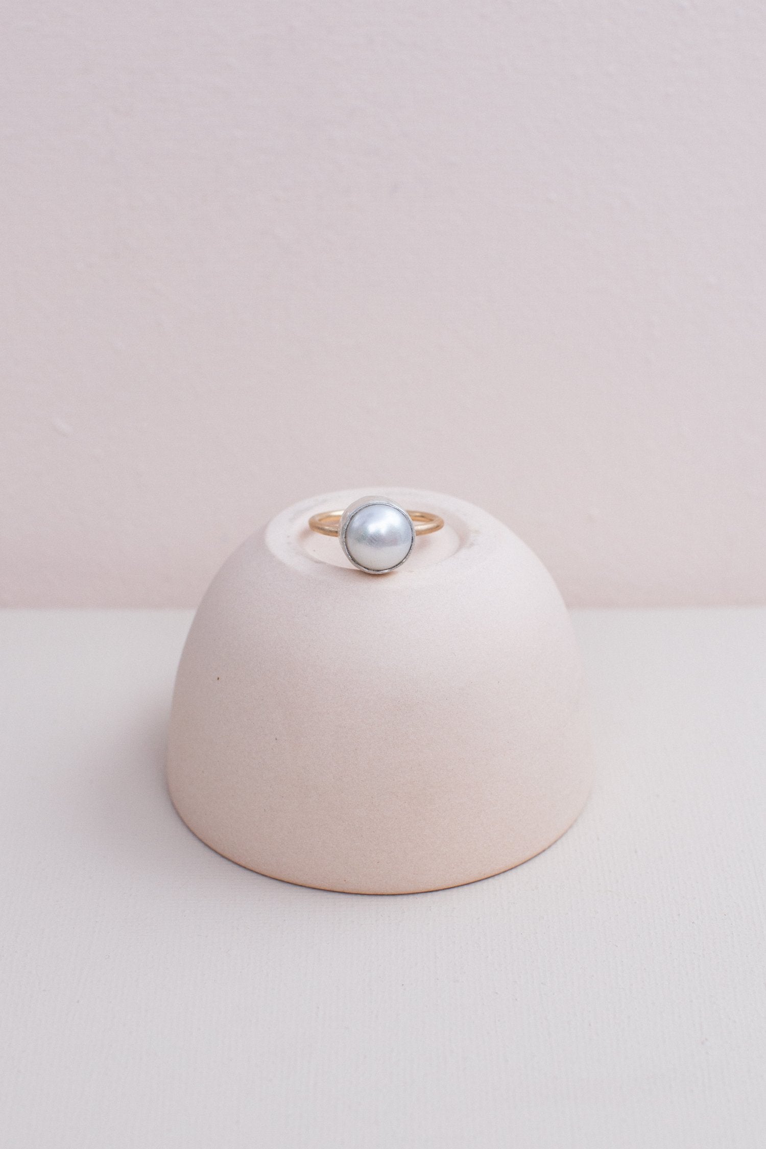  Pearl Statement Ring by Samantha Slater 