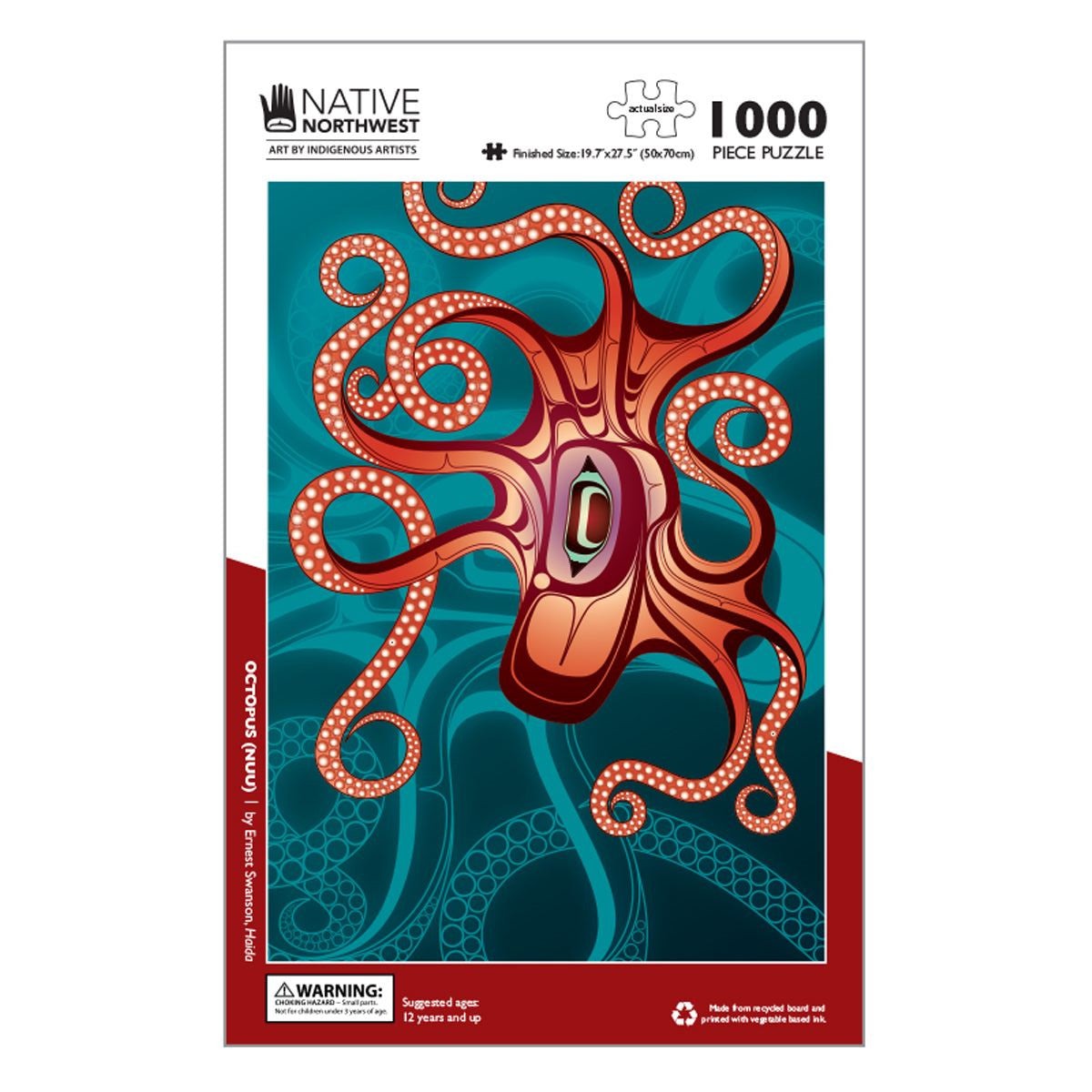  Octopus (NUU) Puzzle by Ernest Swanson 