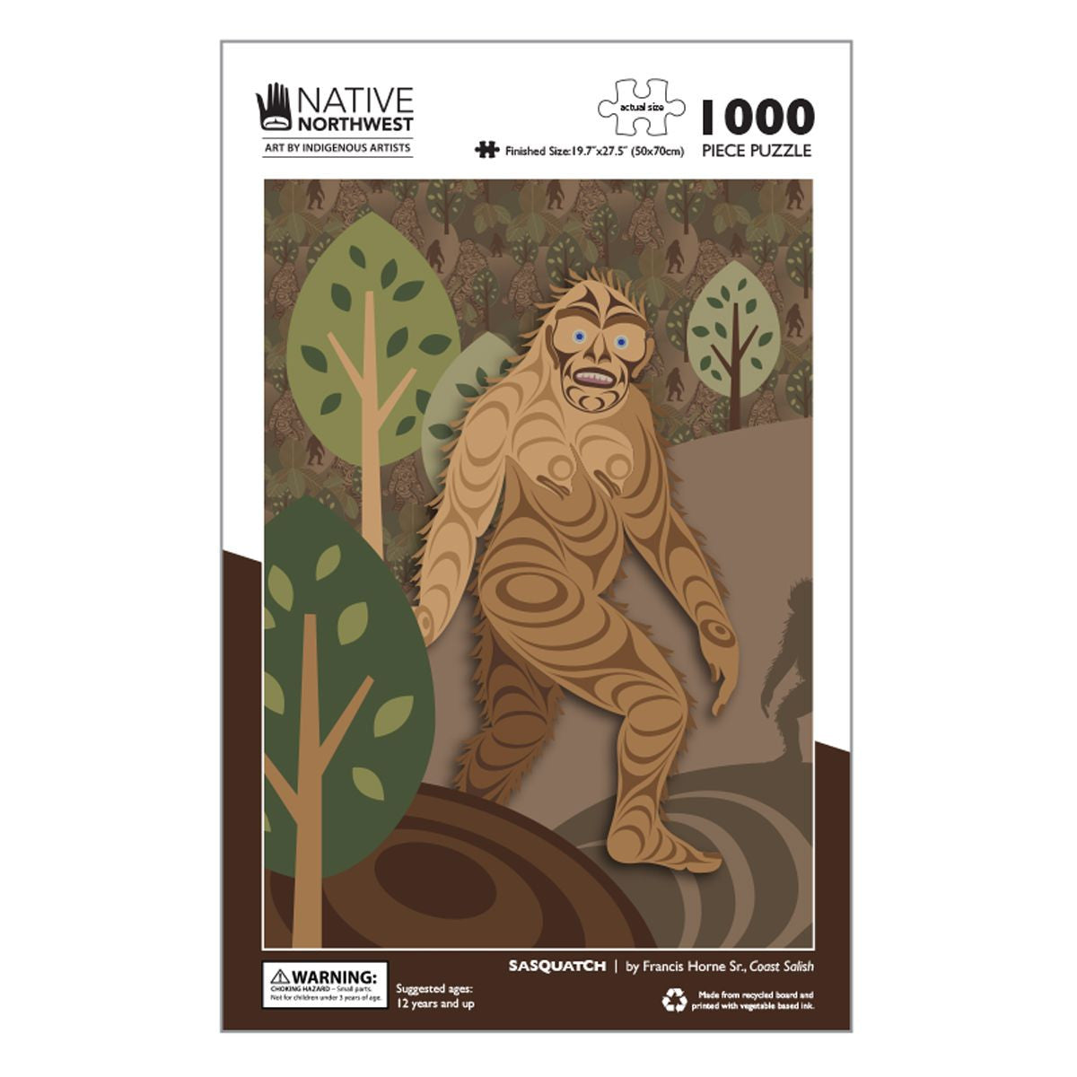  Sasquatch - Jigsaw Puzzle by Francis Horne, Sr. 