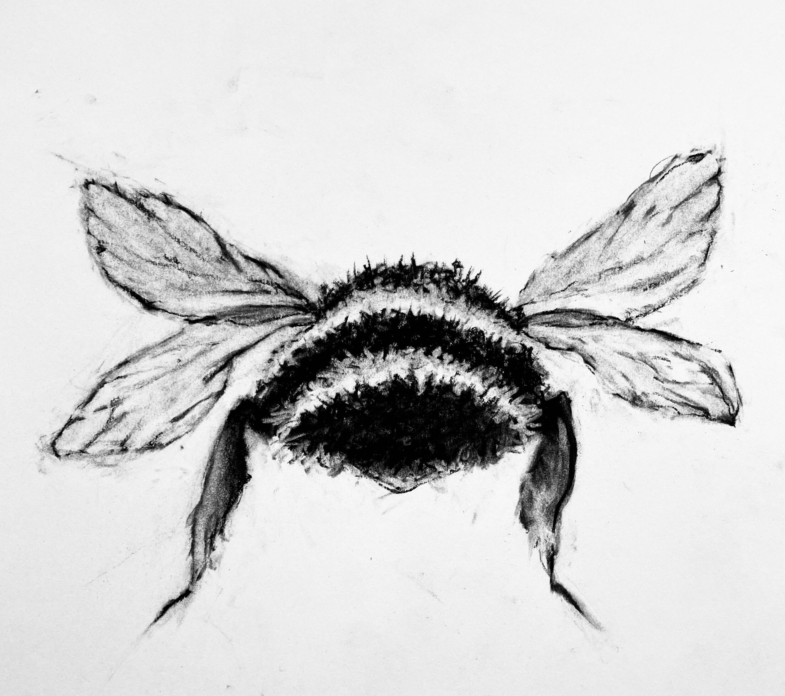  Tea Towel - The Bee by Marie Weichman 