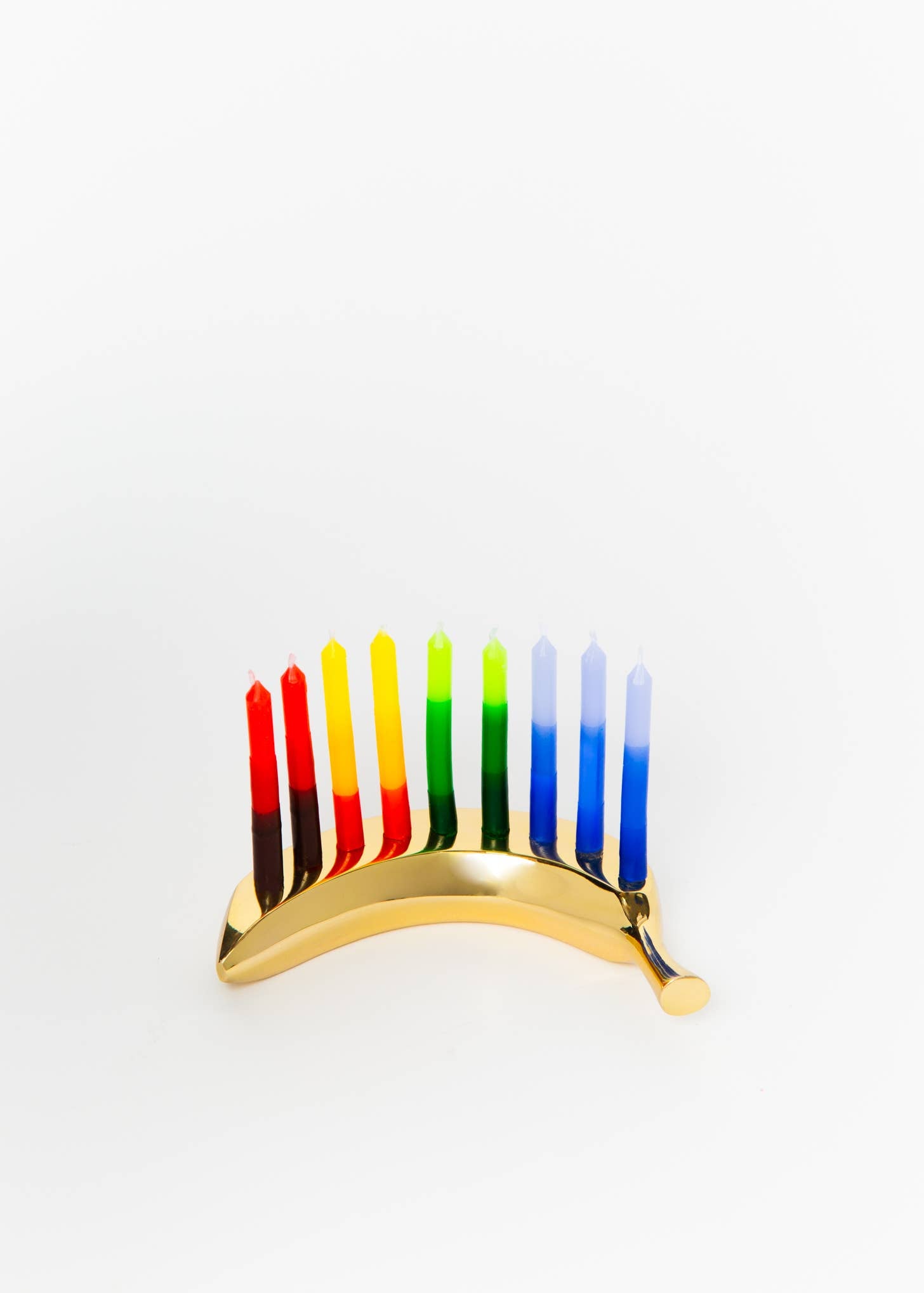  The Travel Banana Menorah: Brass 