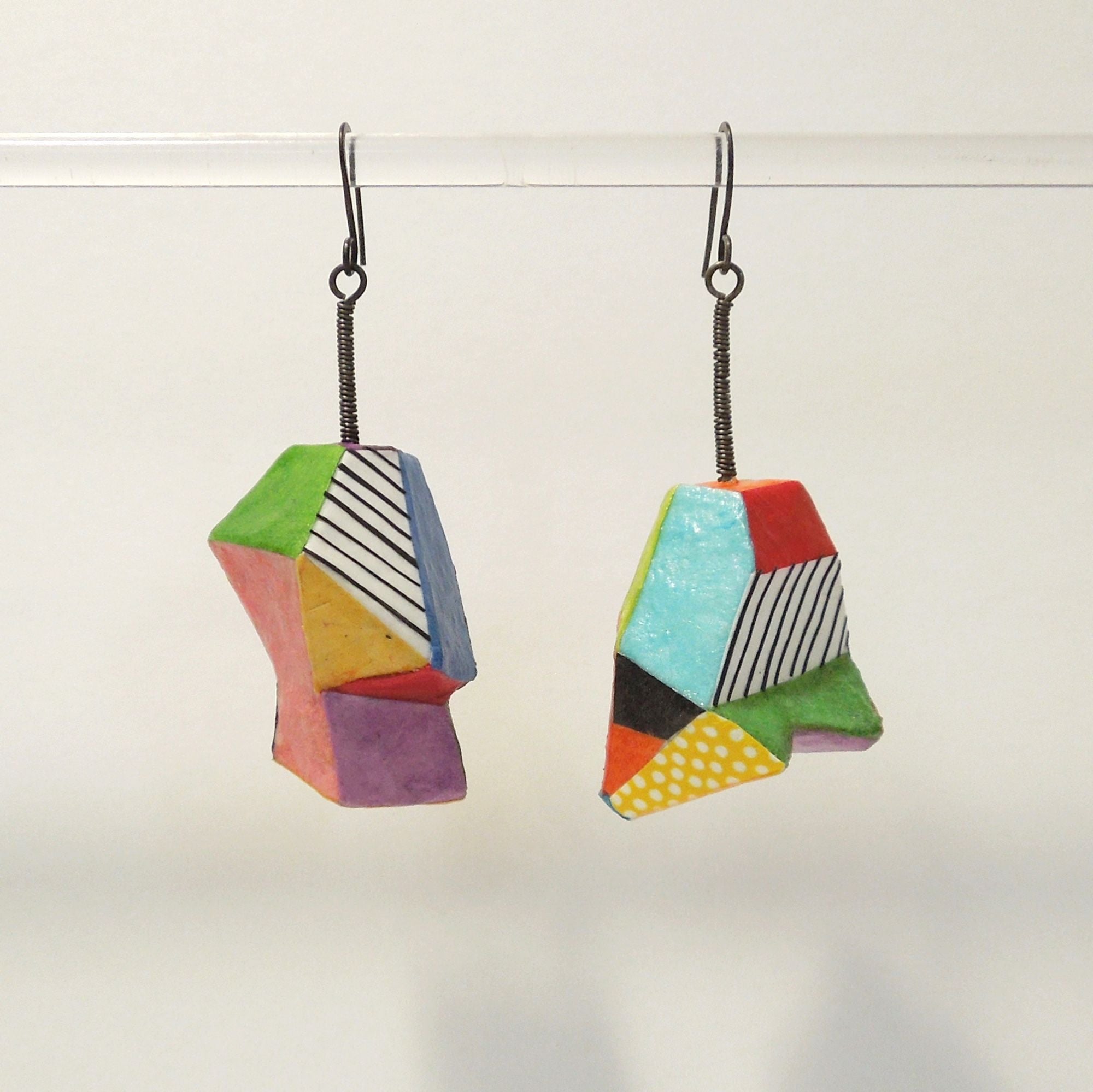  Facets Earrings by Sally Prangley 