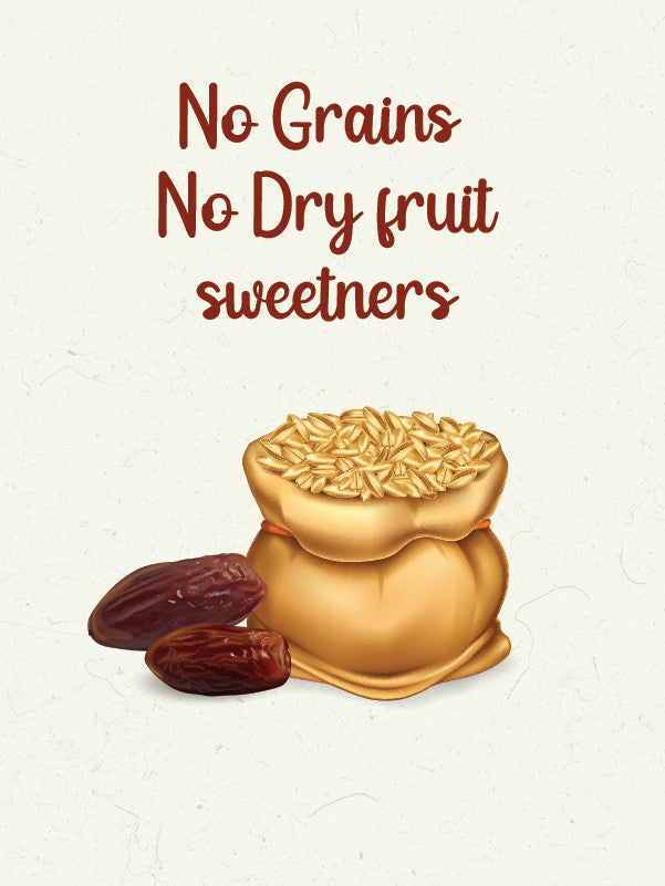 No grains, no cereals, no dates