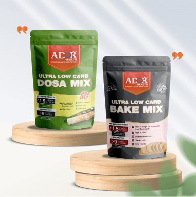 Perfect Ultra Low Carb Keto Pre- Mixes for Dosa & baking needs