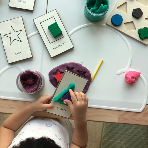 Learning Shapes with Play Dough 