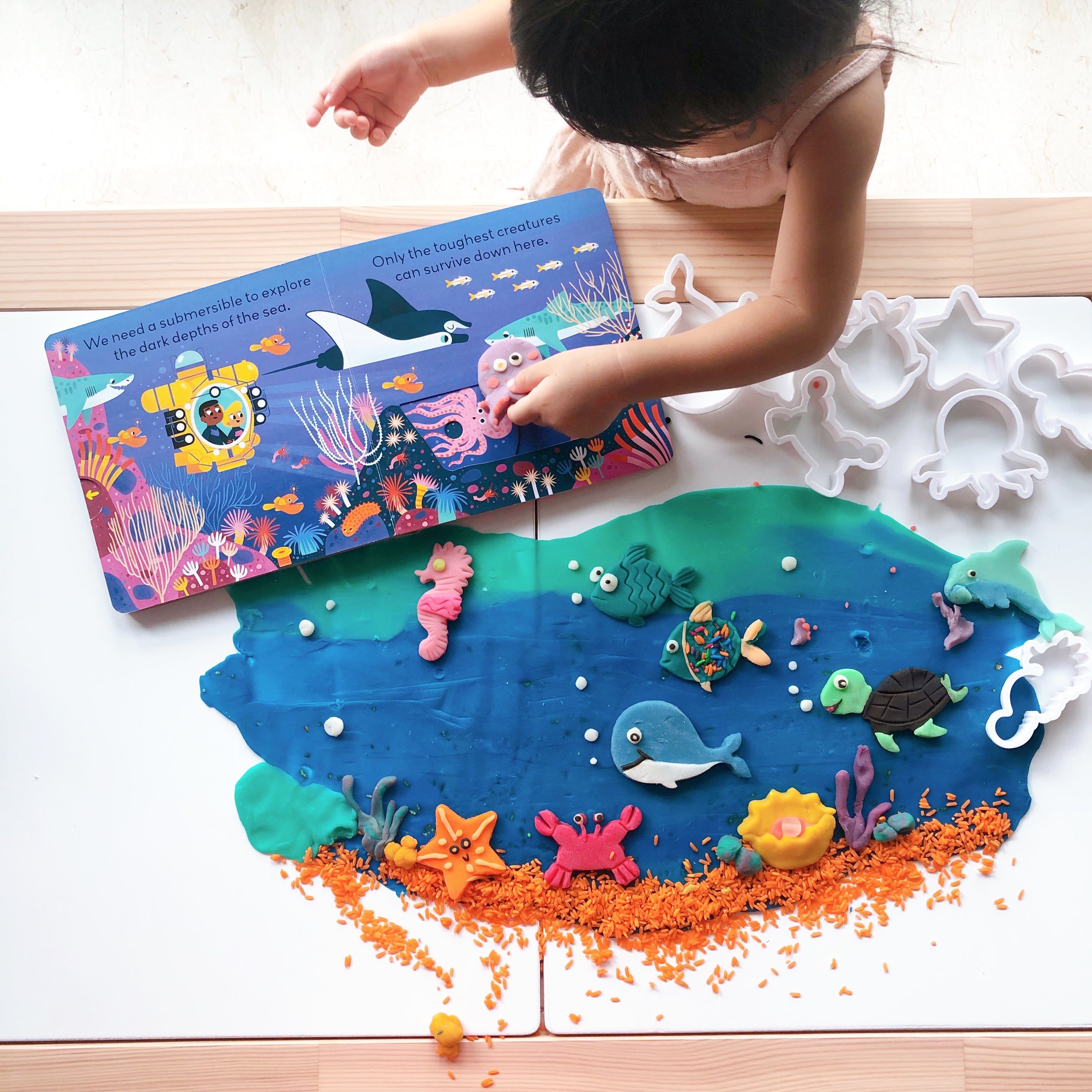 Under The Sea Play Dough Activities - Our Little Treasures