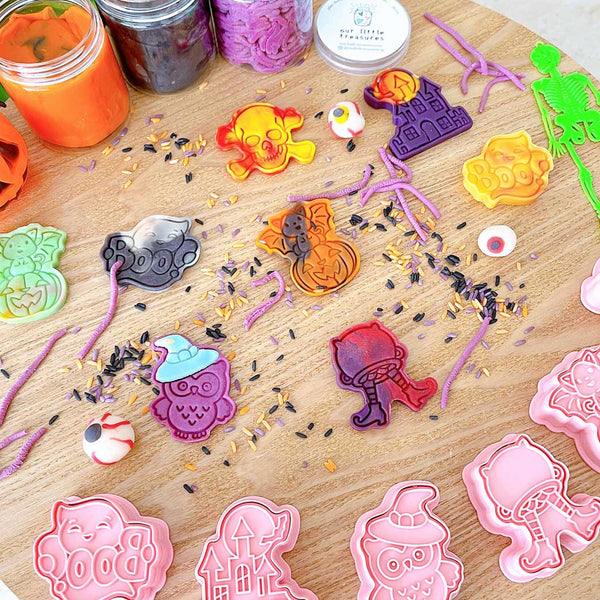 Halloween Play Dough and Cutters - Our Little Treasures