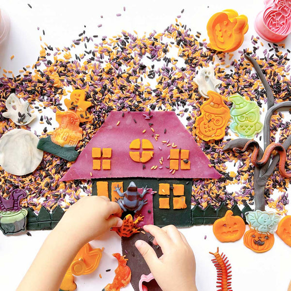 Halloween Play Dough Play Ideas - Our Little Treasures