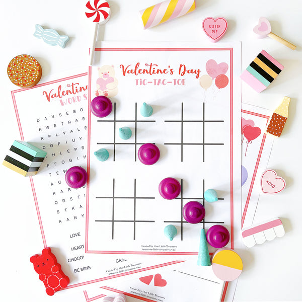 Valentine's Day Printables and Activities for Pre-Schoolers - Our Little Treasures