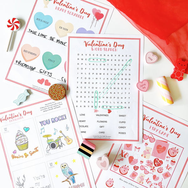 Free Valentine's Day Printable Activities for Kids - Our Little Treasures 
