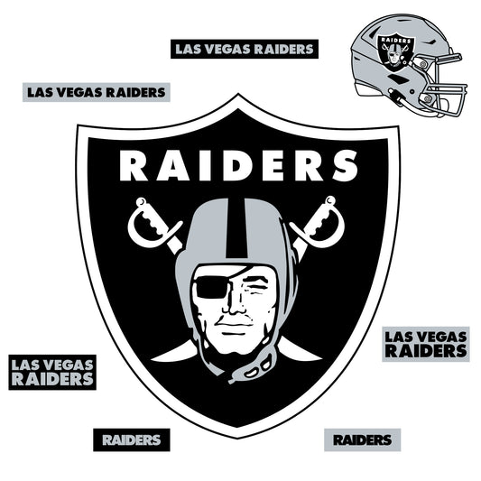 Las Vegas Raiders: 2022 Helmet - Officially Licensed NFL Removable Adh