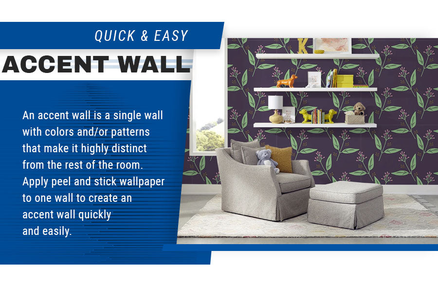 quick and easy accent wall