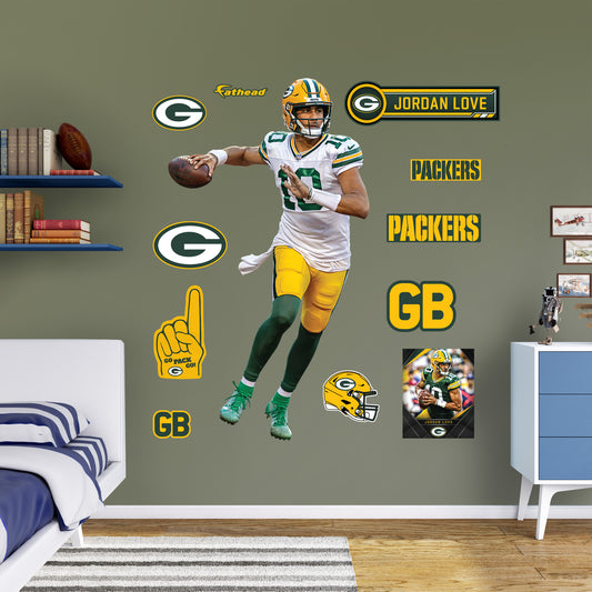 Green Bay Packers: Aaron Jones 2021 GameStar - Officially Licensed NFL –  Fathead