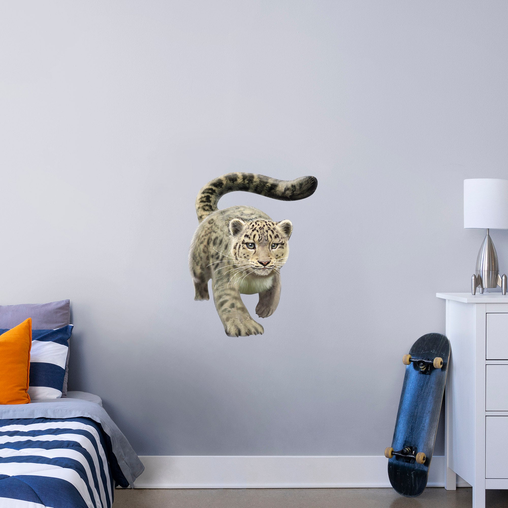 Snow Leopard - Removable Wall Decal XL by Fathead | Vinyl
