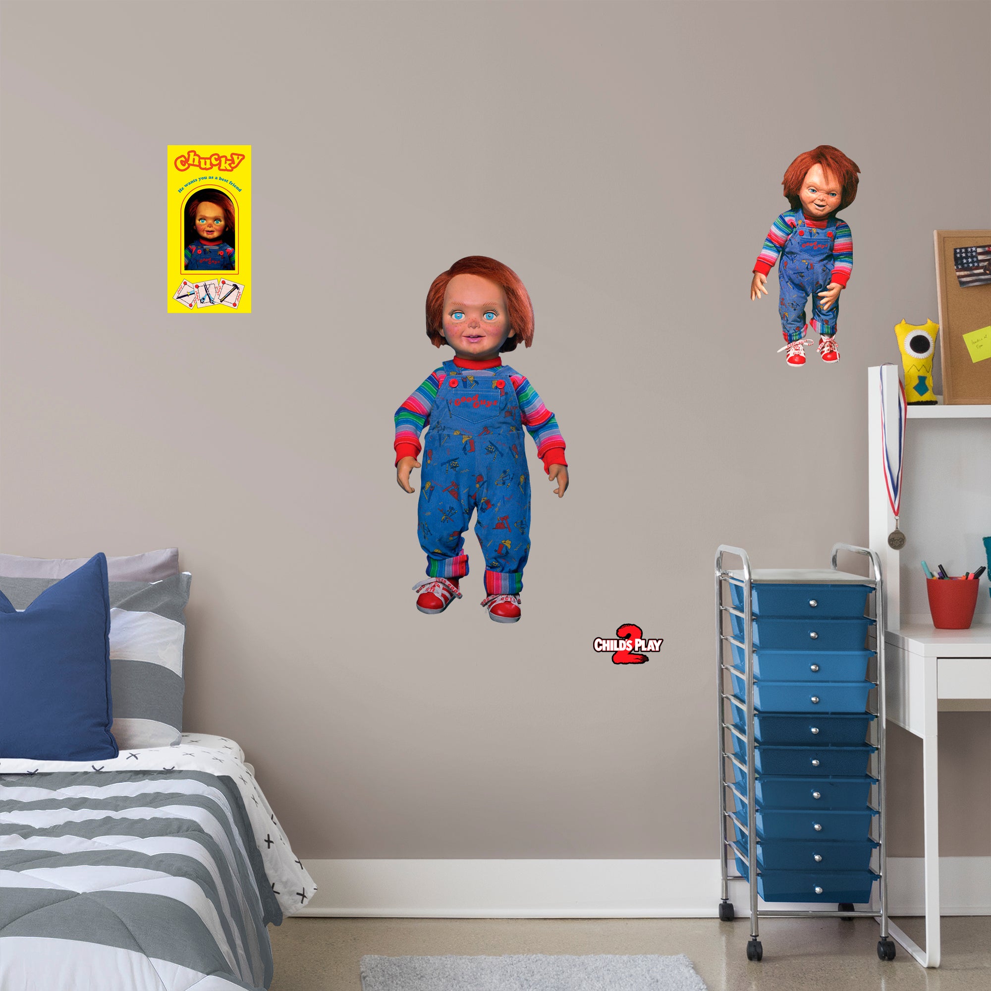 Chucky: Officially Licensed Removable Wall Decal XL by Fathead | Vinyl