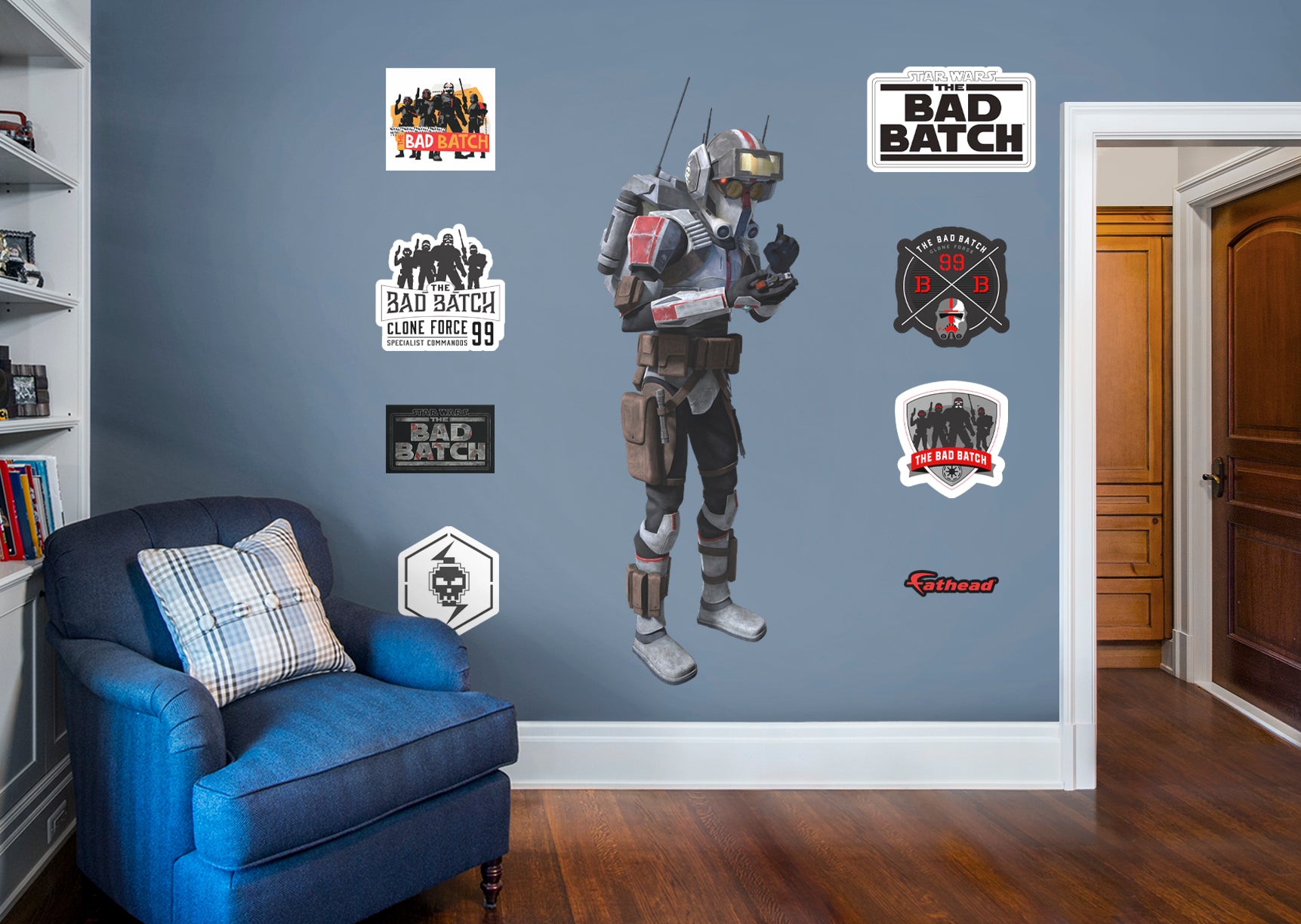 Bad Batch Tech - Officially Licensed Star Wars Removable Wall Decal XL by Fathead | Vinyl