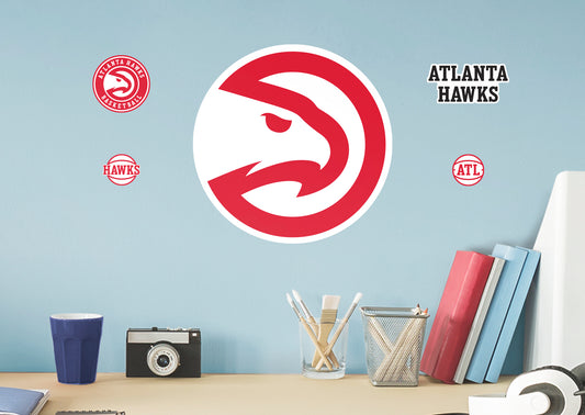Atlanta Hawks Logo 10.5' L x 24 W Peel and Stick Wallpaper Roll Fathead Color: Red, NFL Team: Arizona Cardinals