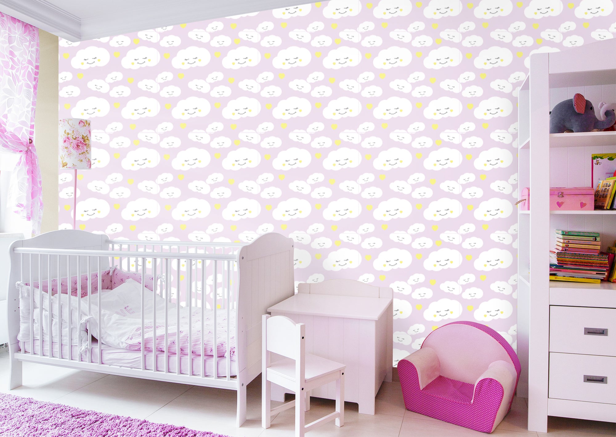 For Crying Out Cloud - Removable Peel & Stick Wallpaper 24" x 10.5 (21 sf) by Fathead