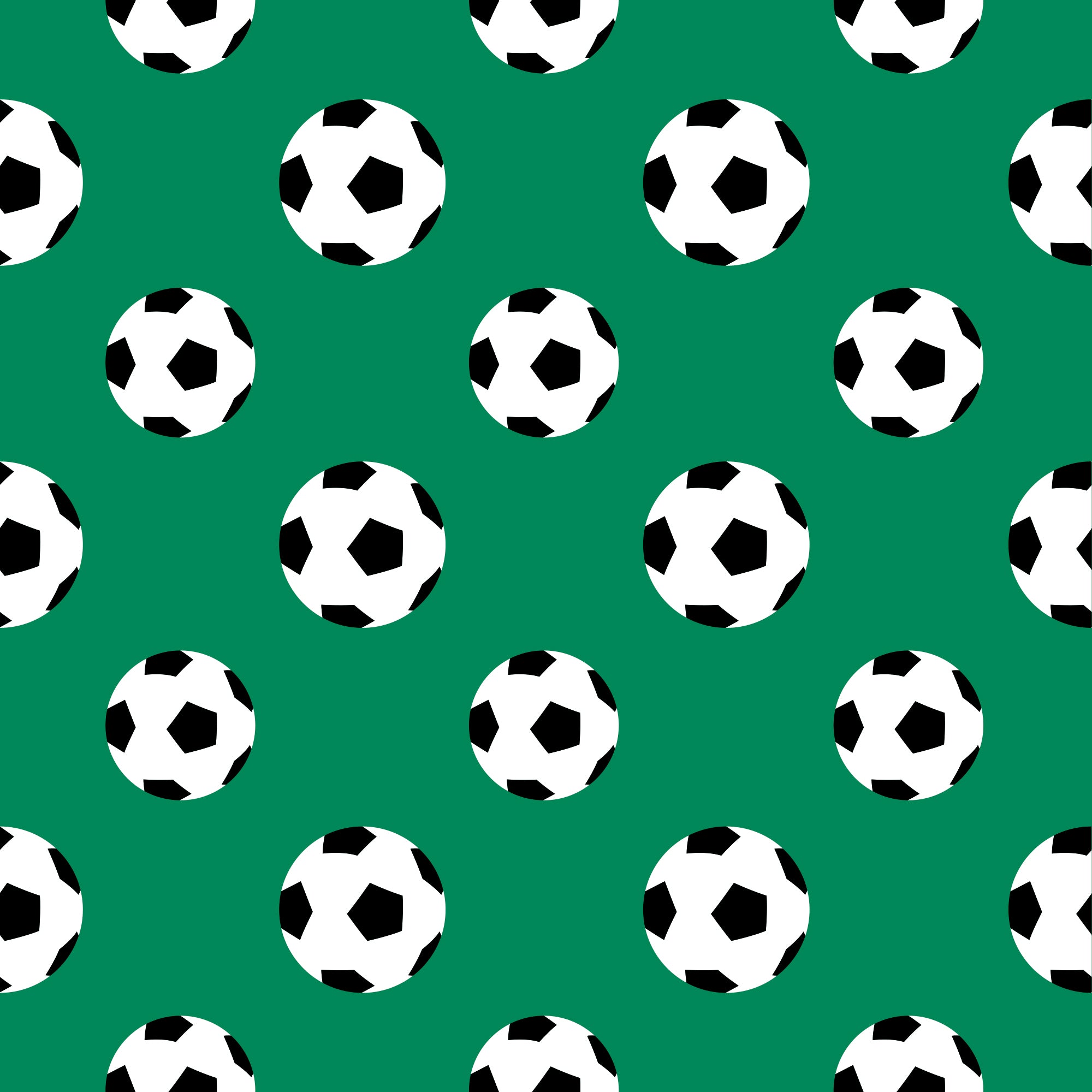 Made of Soccer for Sports & Activities - Dark Green for Sports & Activities - Peel & Stick Wallpaper 24" x 10.5 (21 sf) by Fath