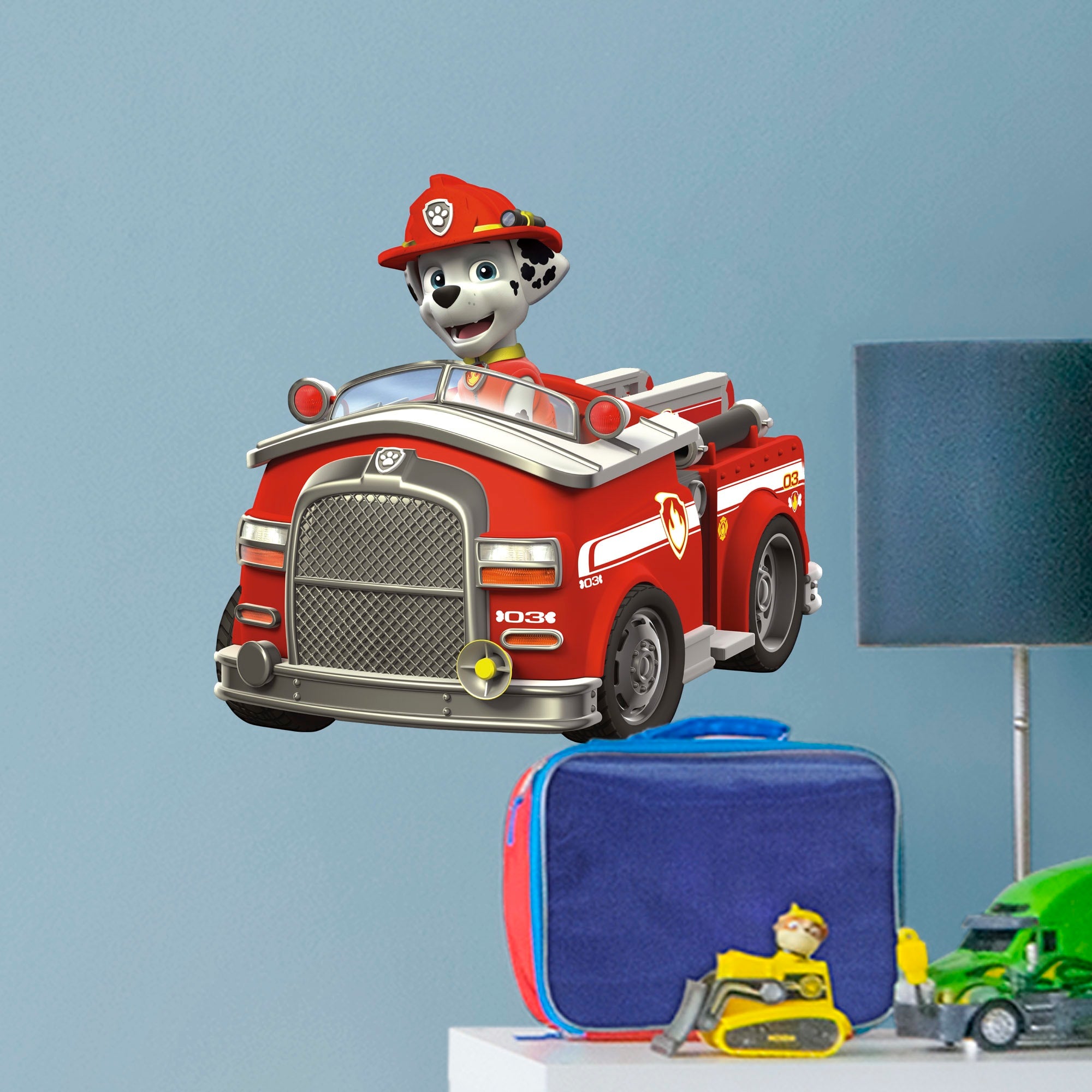 Marshall: Fire Truck - Officially Licensed PAW Patrol Removable Wall Decal Large by Fathead | Vinyl