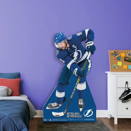 Tampa Bay Lightning: Andrei Vasilevskiy 2020 Stanley Cup Hoist Mural - NHL Removable Wall Adhesive Wall Decal Large