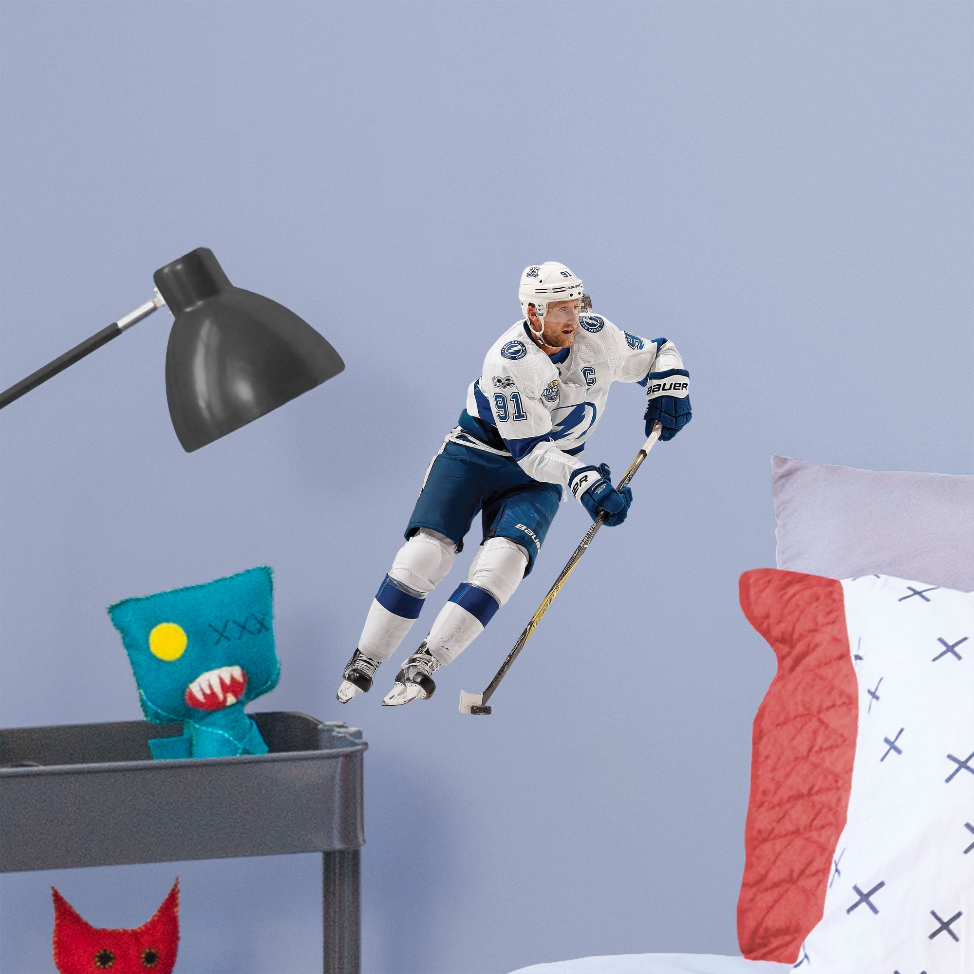 Steven Stamkos for Tampa Bay Lightning - Officially Licensed NHL Removable Wall Decal Large by Fathead | Vinyl