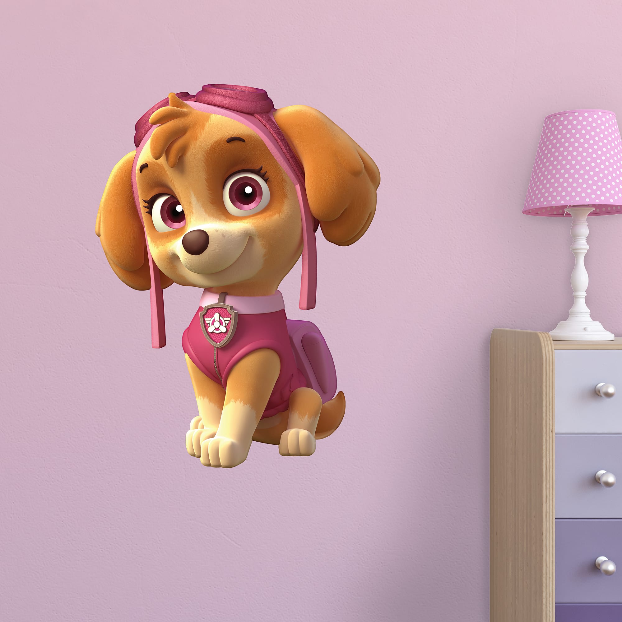 Skye - Officially Licensed Paw Patrol Removable Wall Decal 24.0"W x 32.0"H by Fathead | Vinyl