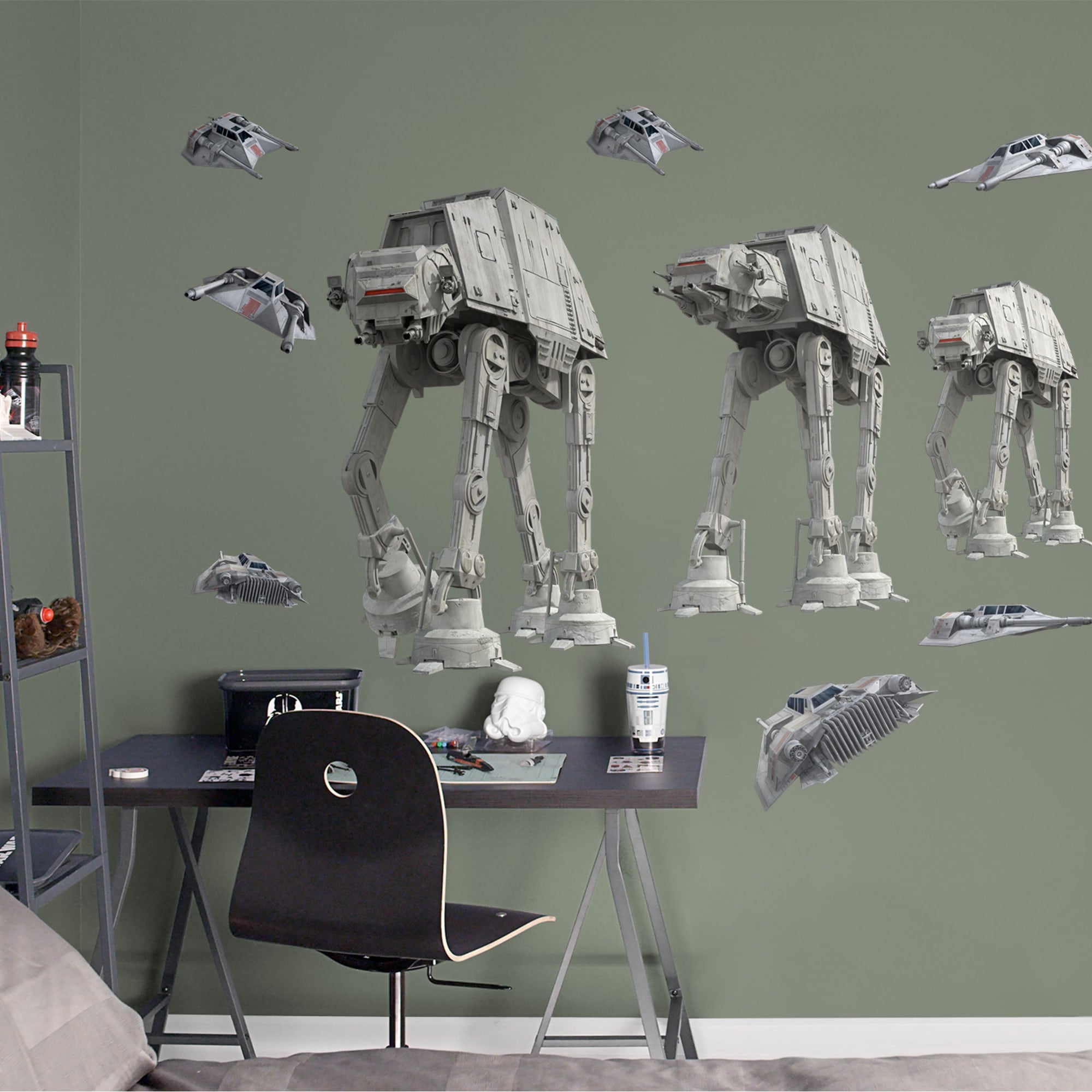 Star Wars: Battle of Hoth Collection - Officially Licensed Removable Wall Decals 79.0"W x 52.0"H by Fathead | Vinyl