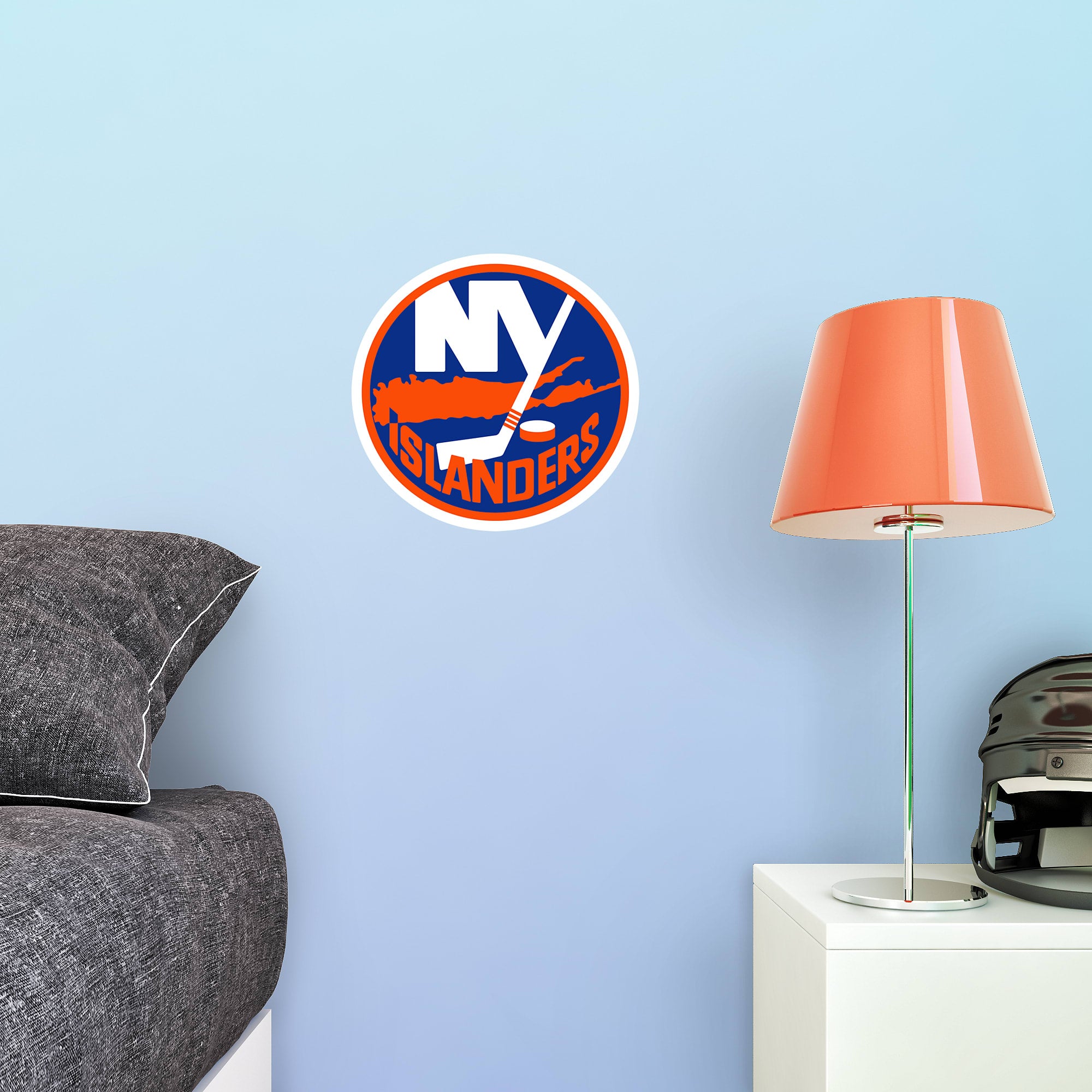 New York Islanders: Logo - Officially Licensed NHL Removable Wall Decal Large by Fathead | Vinyl