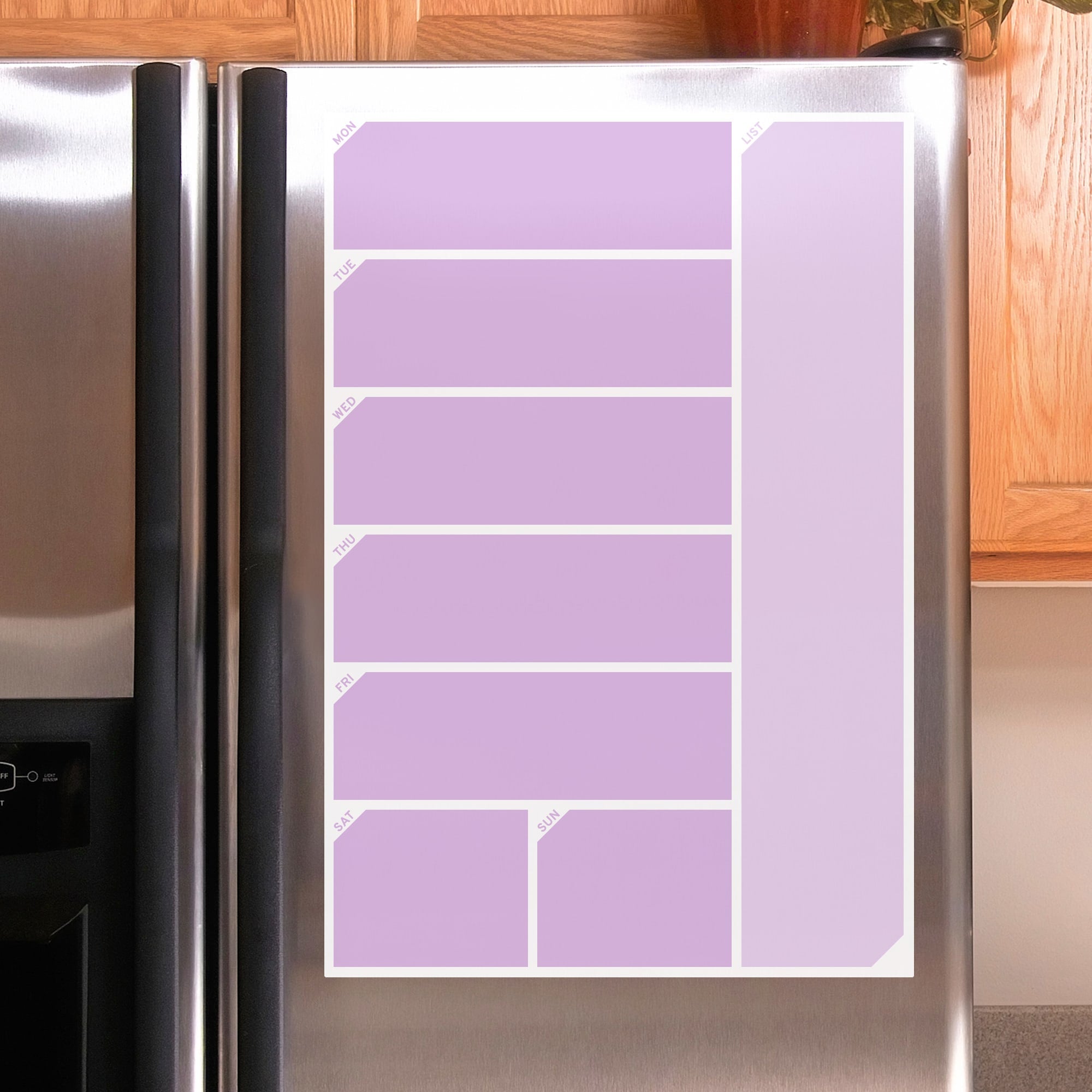 Grocery List - Removable Dry Erase Vinyl Decal in Purple (12"W x 17"H) by Fathead