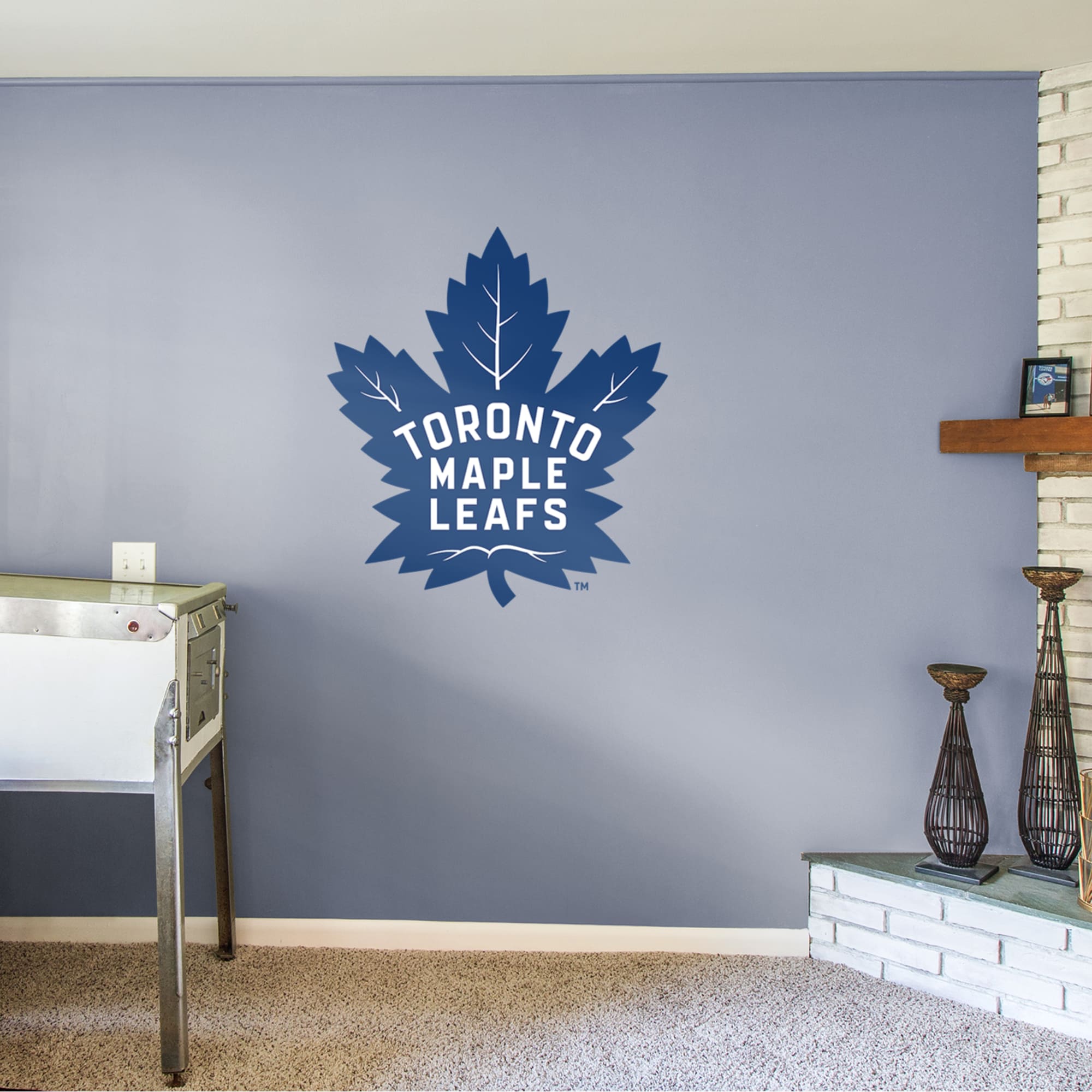Toronto Maple Leafs: Logo - Officially Licensed NHL Removable Wall Decal 38.0"W x 43.0"H by Fathead | Vinyl