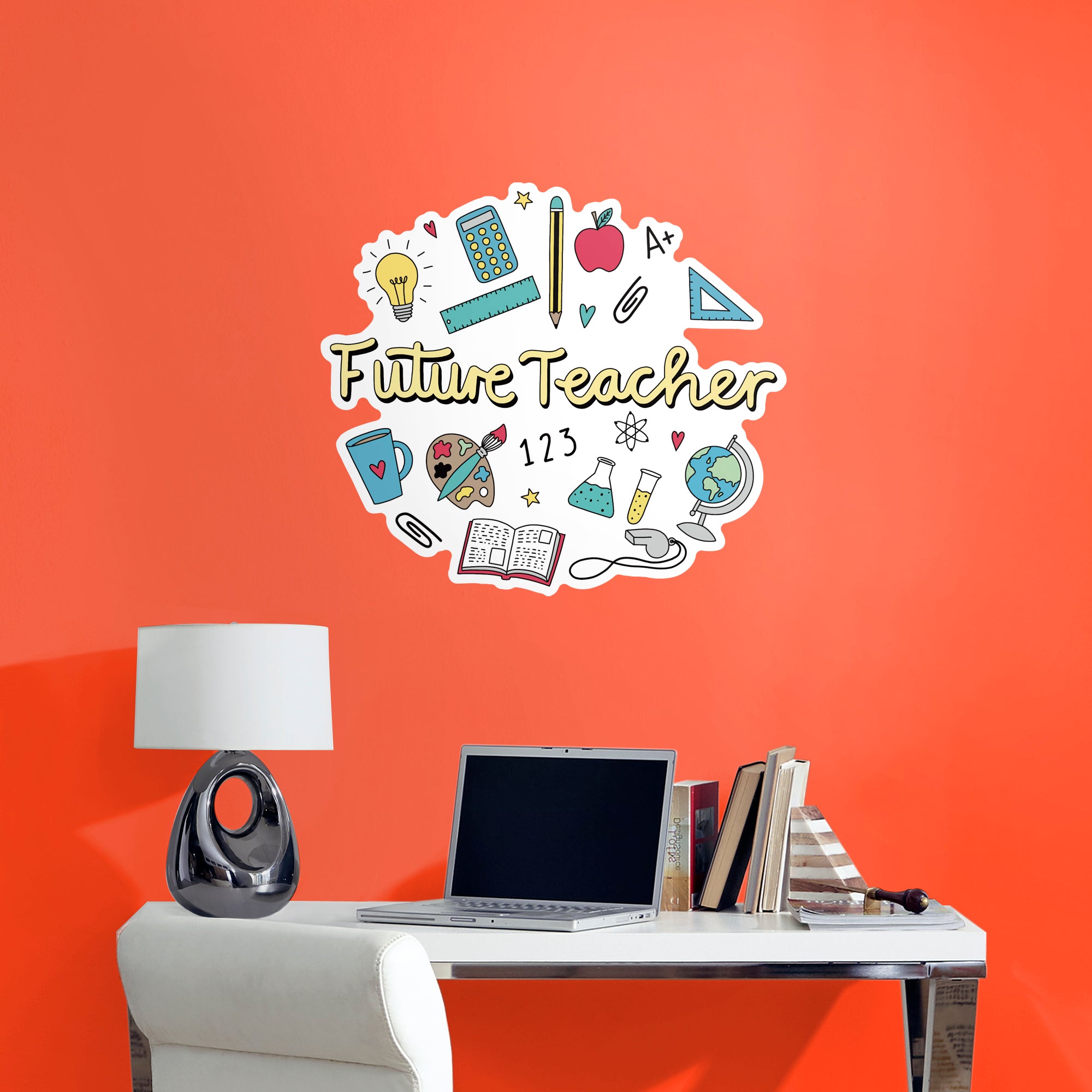 Future Teacher - Officially Licensed Big Moods Removable Wall Decal XL by Fathead | Vinyl