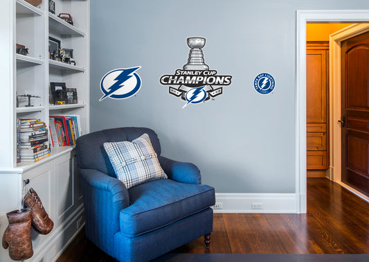 Tampa Bay Lightning Large Decal Sticker, 2020 NHL Stanley Cup