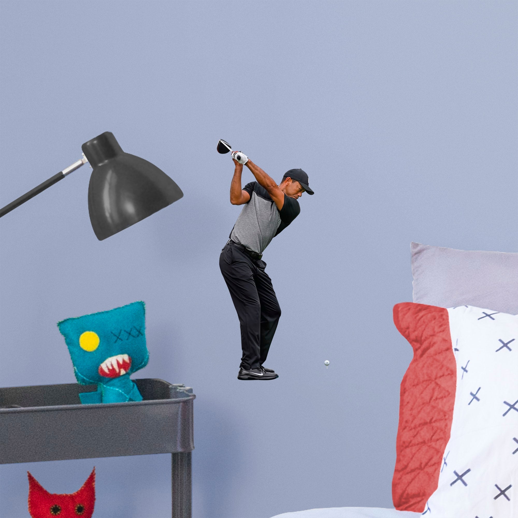 Tiger Woods: Drive - Officially Licensed Removable Wall Decal Large by Fathead | Wood/Vinyl