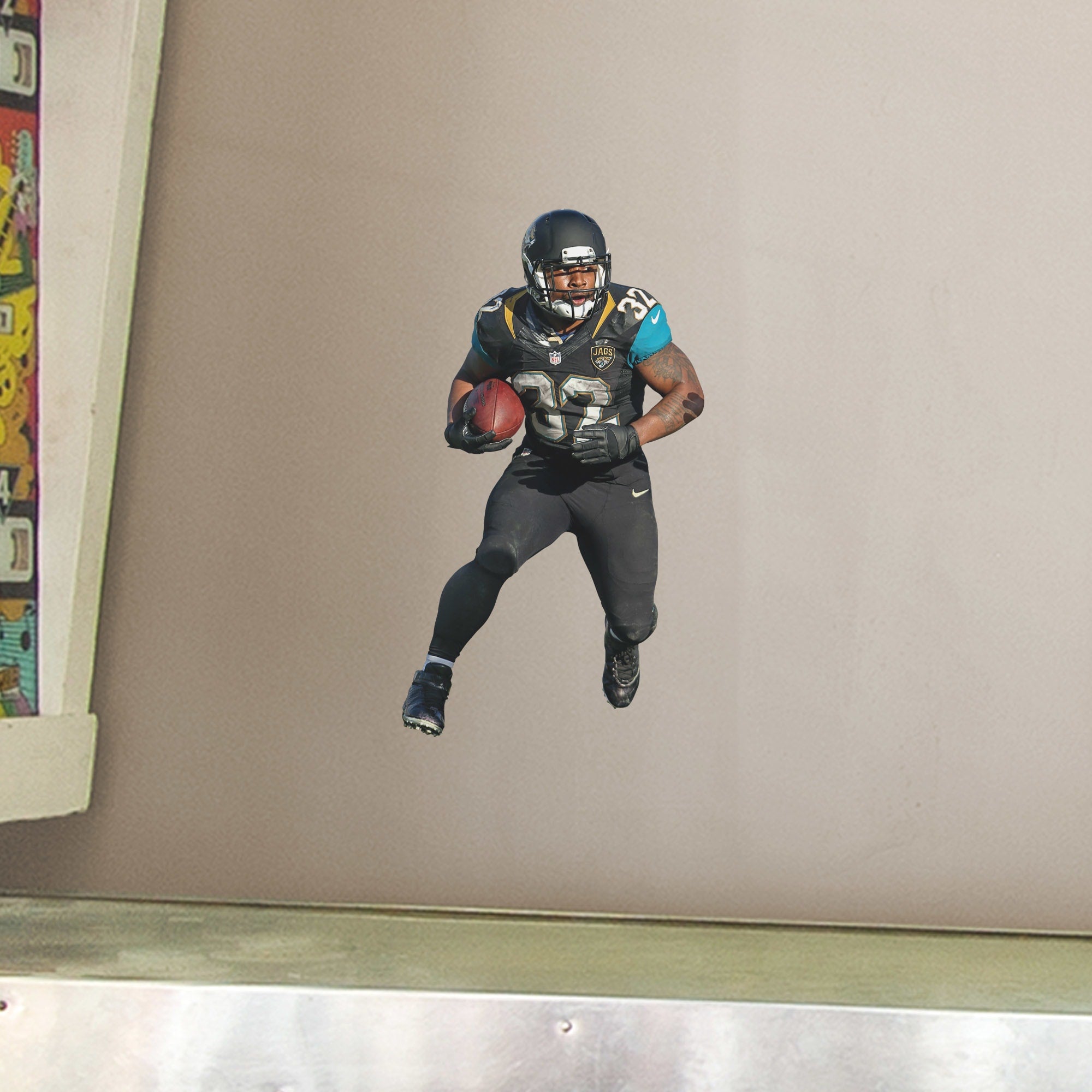 Maurice Jones-Drew for Jacksonville Jaguars - Officially Licensed NFL Removable Wall Decal Large by Fathead | Vinyl