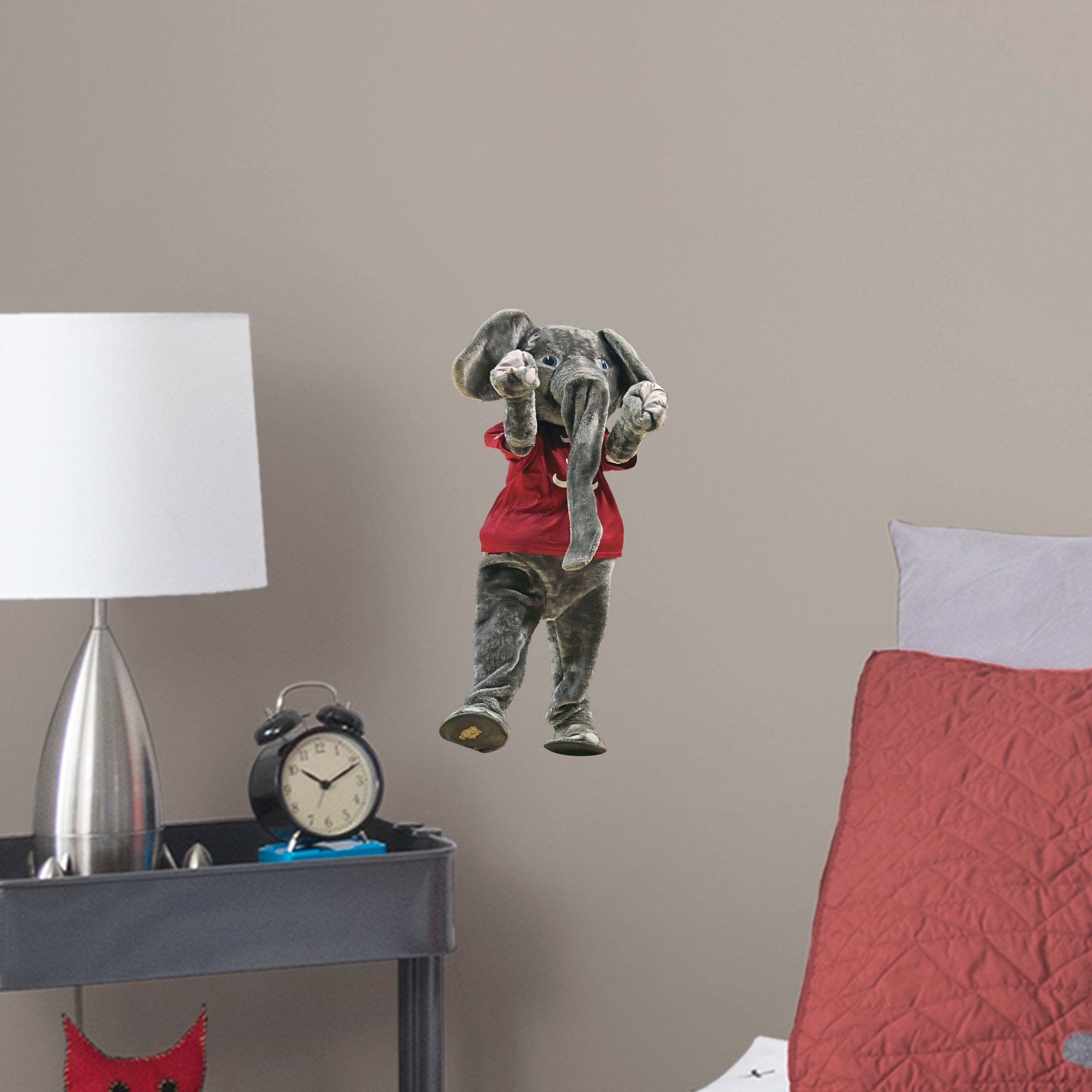 Alabama Crimson Tide: Big Al Mascot - Officially Licensed Removable Wall Decal Large by Fathead | Vinyl