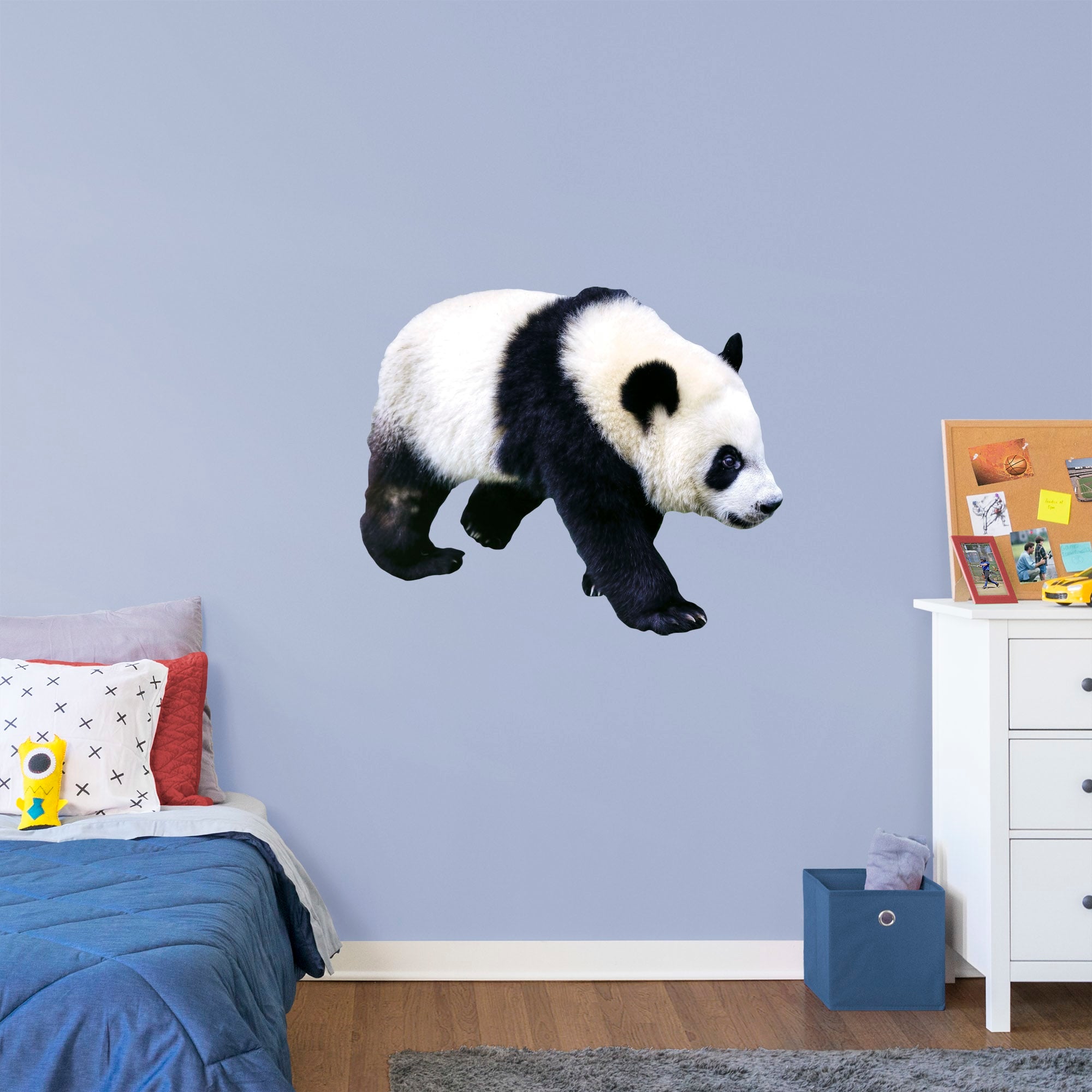 Panda - Removable Vinyl Decal Giant Animal + 2 Decals (47"W x 39"H) by Fathead