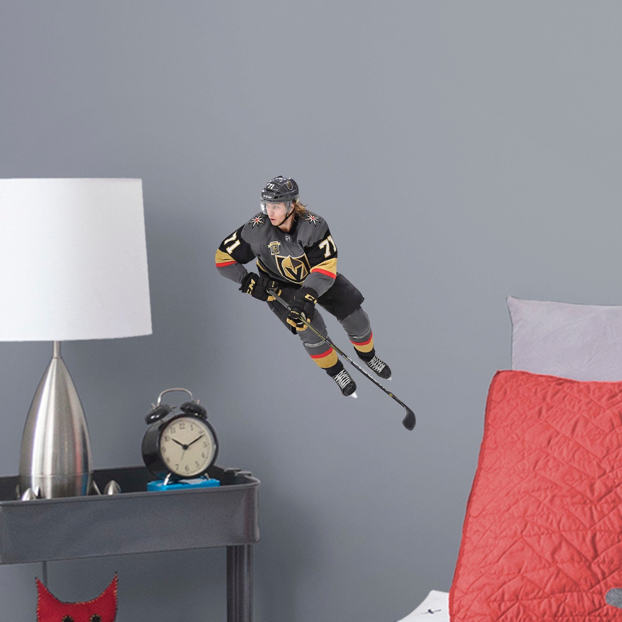 William Karlsson for Vegas Golden Knights - Officially Licensed NHL Removable Wall Decal Large by Fathead | Vinyl