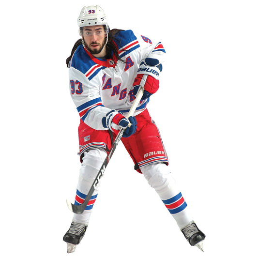 New York Rangers: Adam Fox 2021 - NHL Removable Wall Adhesive Wall Decal Giant Athlete +2 Wall Decals 35W x 51H