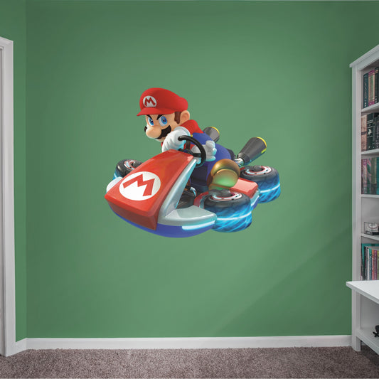 Mario Kart Vinyl Decal Wall Sticker Mario & Bowser